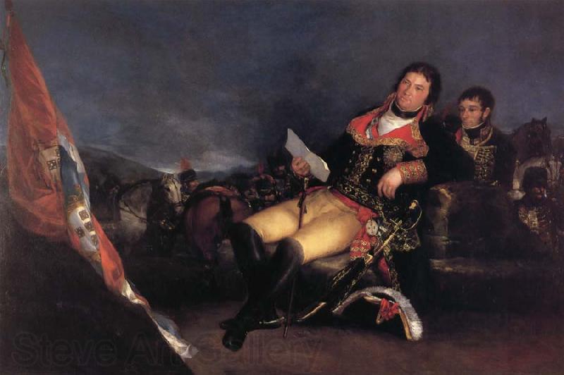 Francisco Goya Godoy as Commander in the War of the Oranges Norge oil painting art